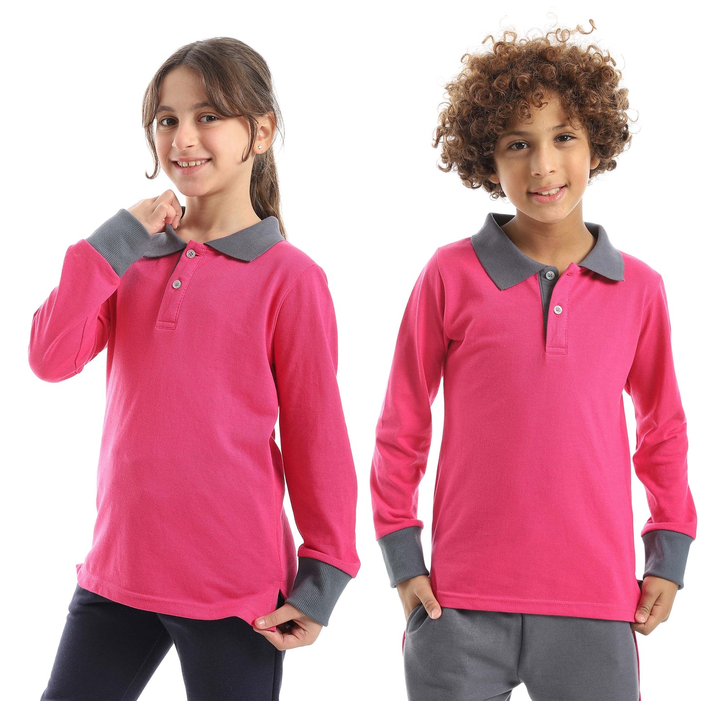 Red Circle Long sleeve polo t-shirt Kids