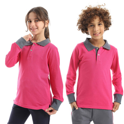 Red Circle Long sleeve polo t-shirt Kids