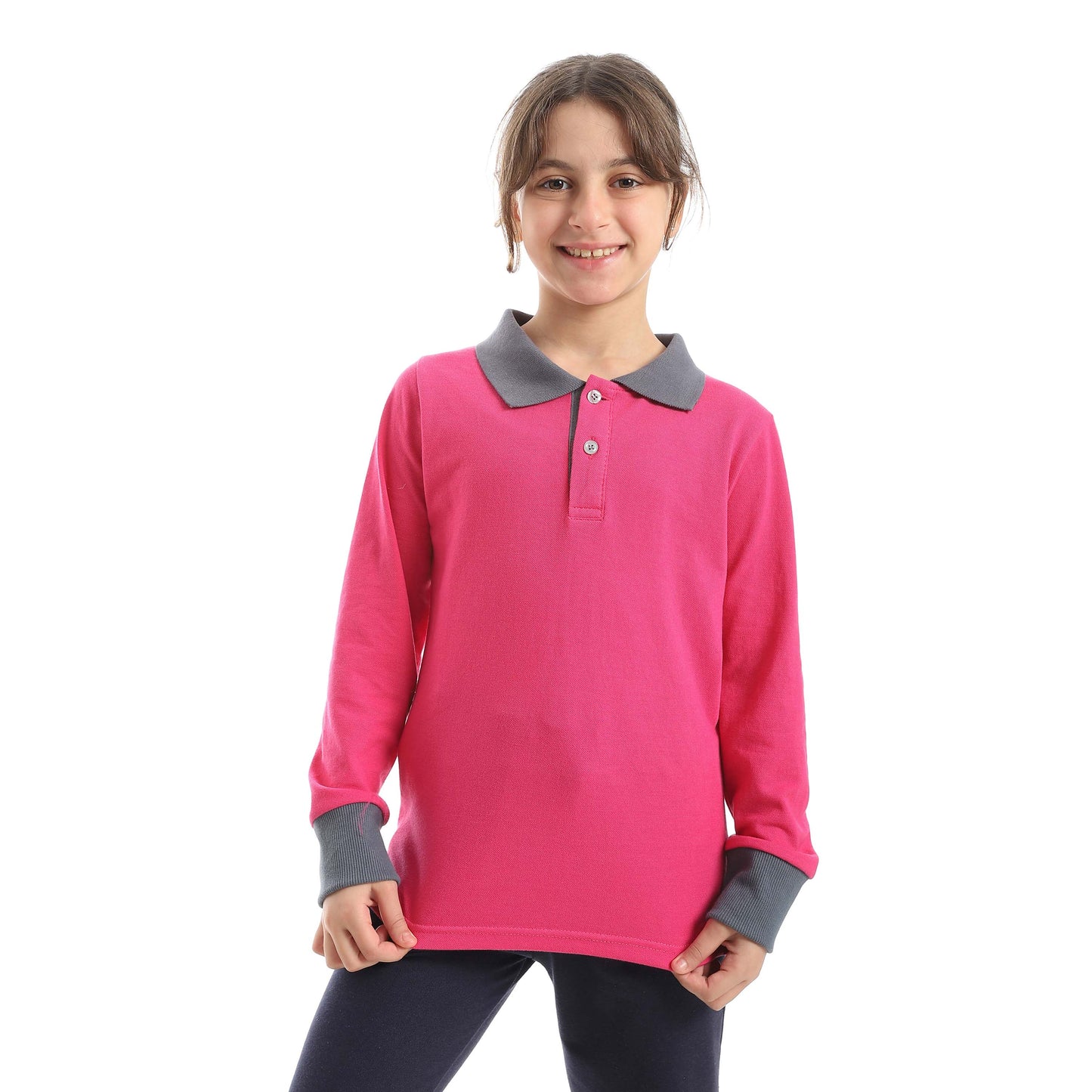 Red Circle Long sleeve polo t-shirt Kids