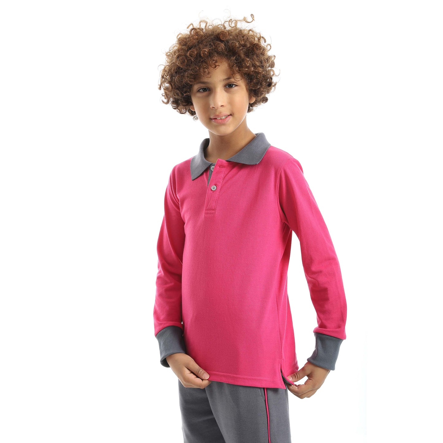 Red Circle Long sleeve polo t-shirt Kids