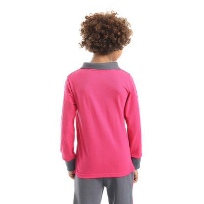 Red Circle Long sleeve polo t-shirt Kids