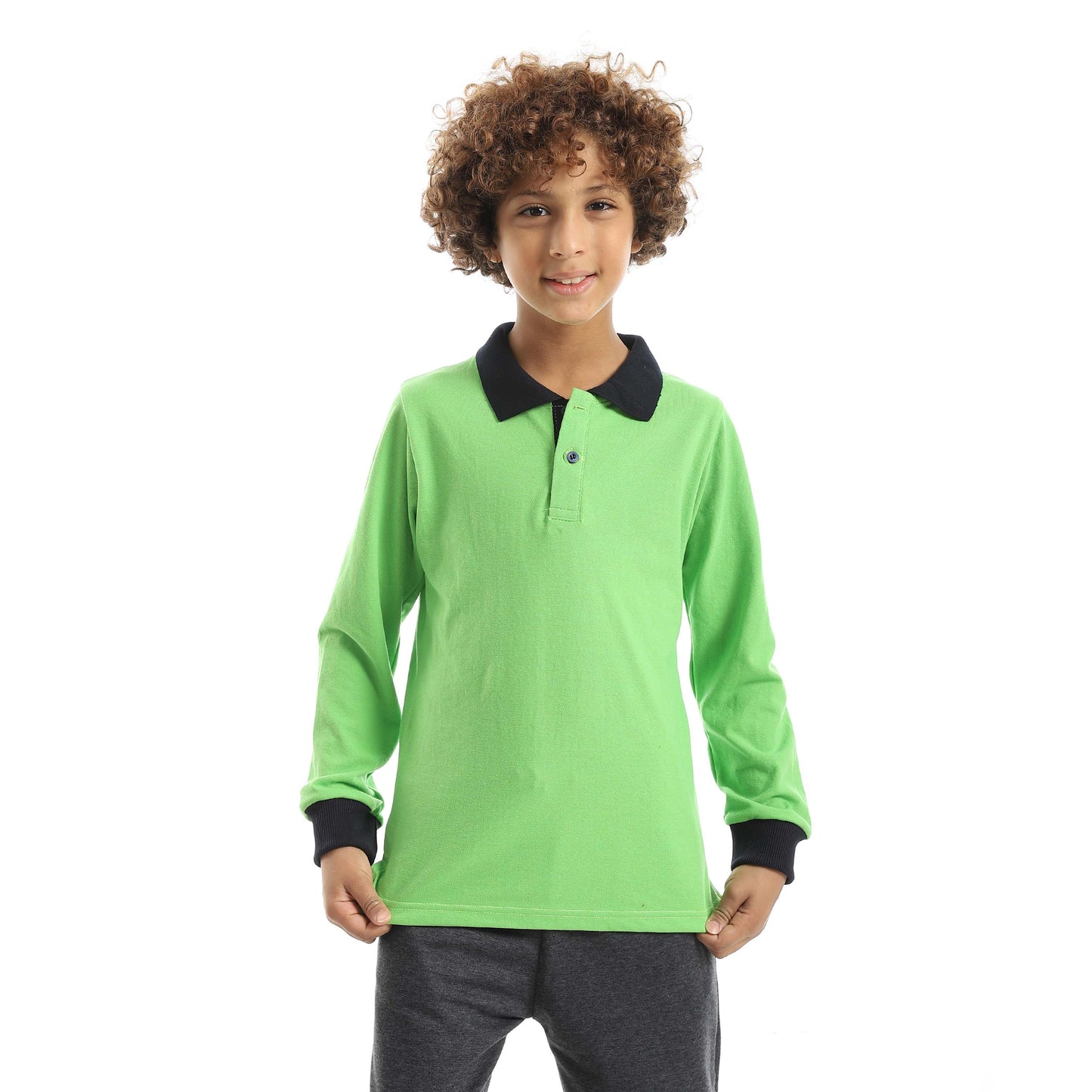 Red Circle Long sleeve polo t-shirt Kids