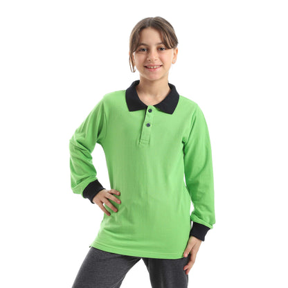 Red Circle Long sleeve polo t-shirt Kids
