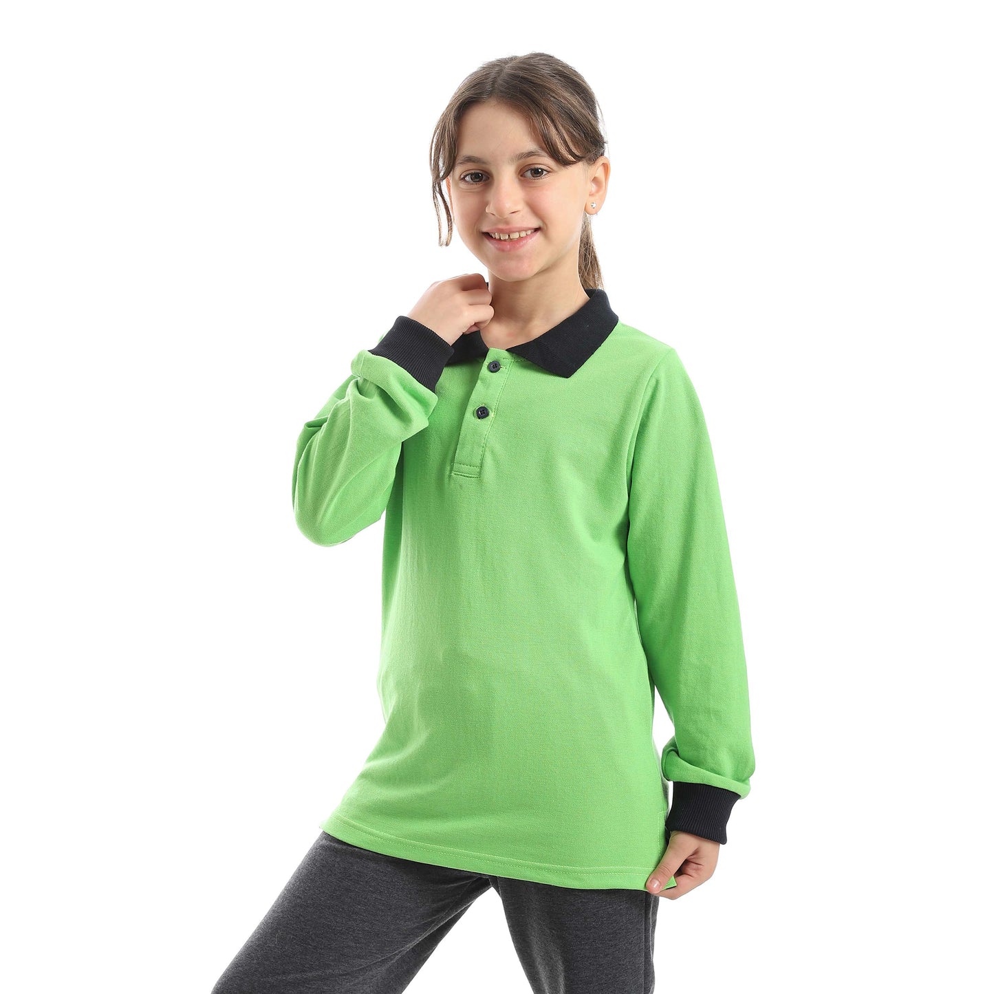 Red Circle Long sleeve polo t-shirt Kids