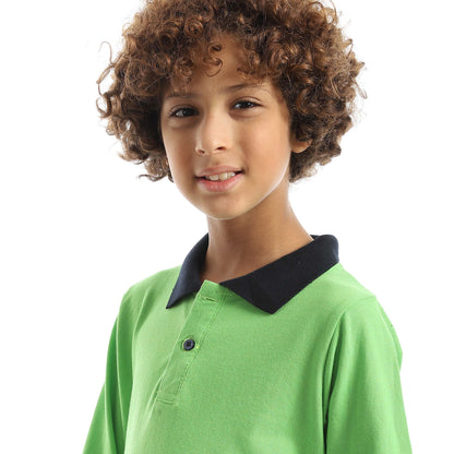 Red Circle Long sleeve polo t-shirt Kids