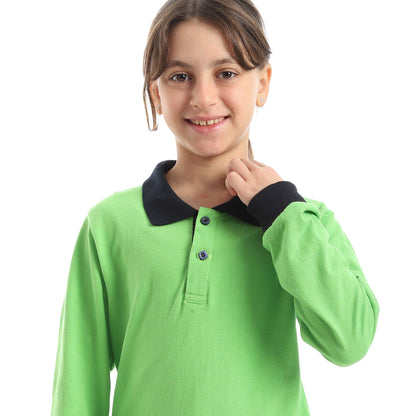 Red Circle Long sleeve polo t-shirt Kids