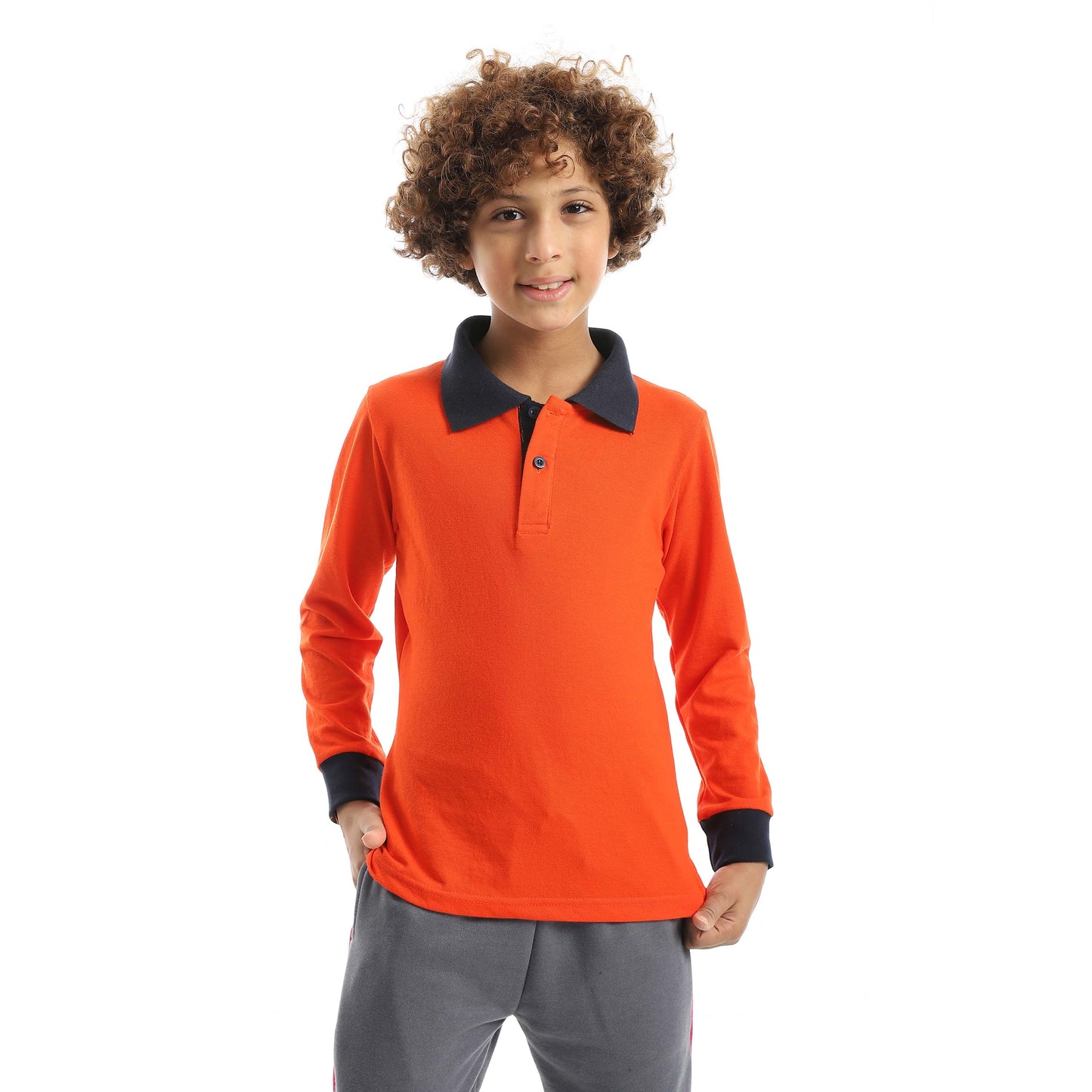 Red Circle Long sleeve polo t-shirt Kids