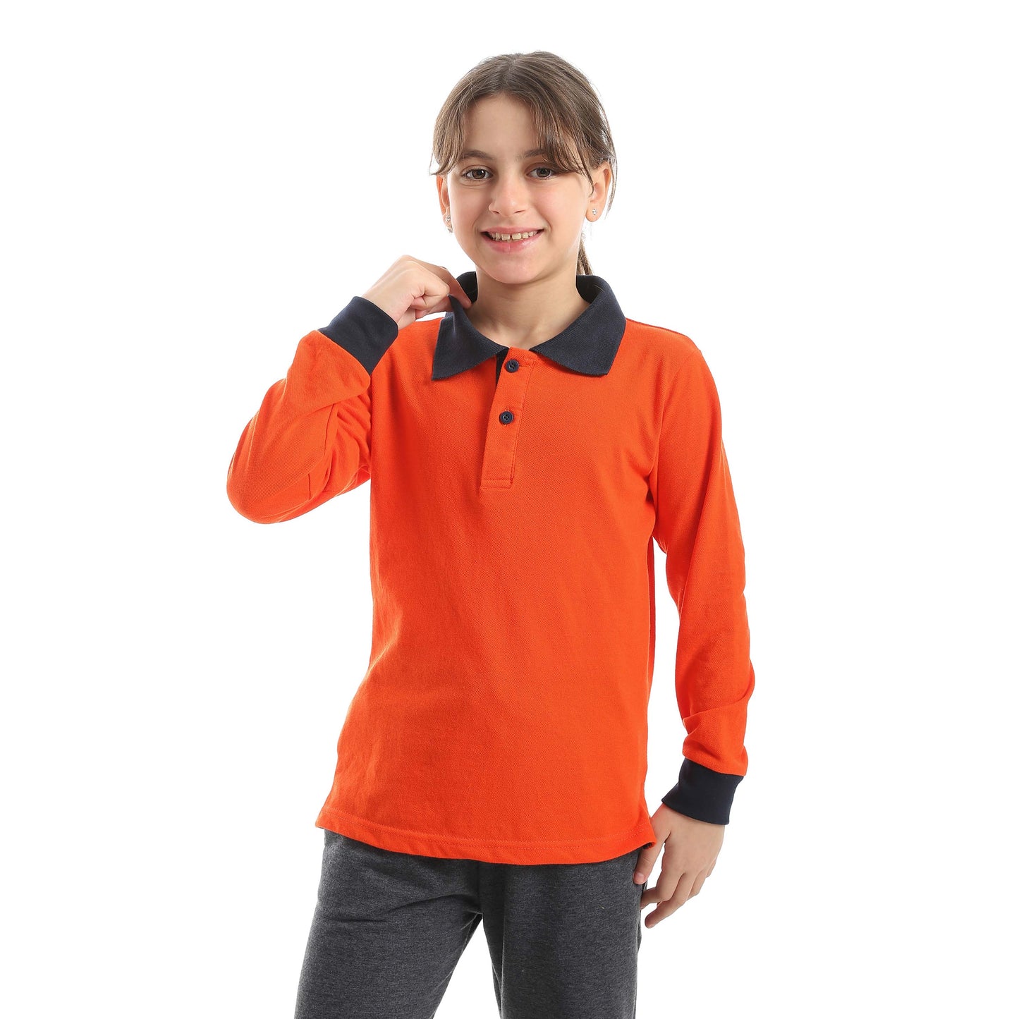 Red Circle Long sleeve polo t-shirt Kids