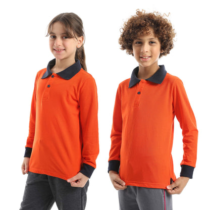 Red Circle Long sleeve polo t-shirt Kids