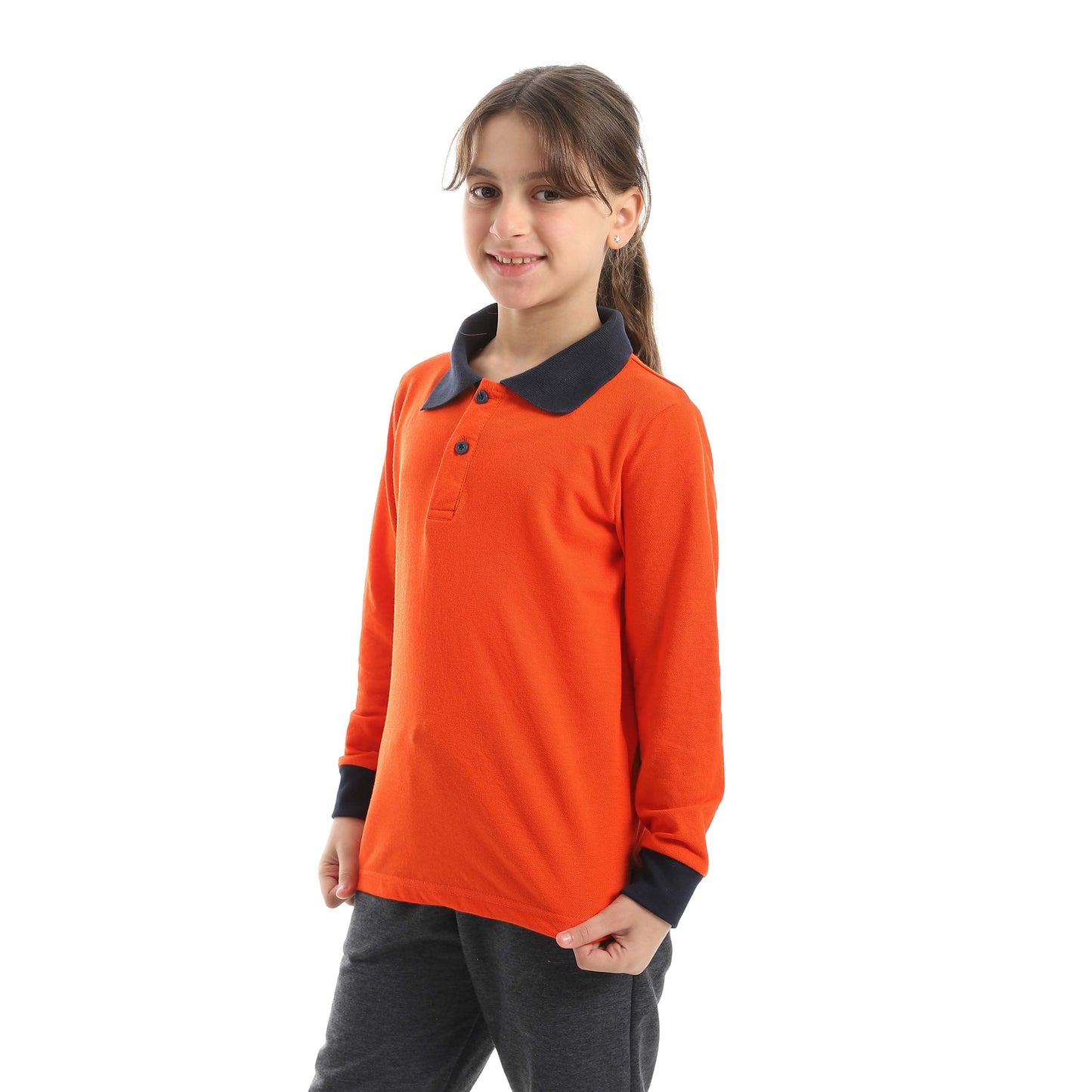 Red Circle Long sleeve polo t-shirt Kids