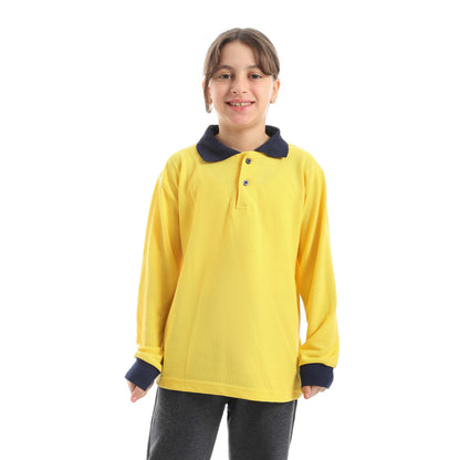Red Circle Long sleeve polo t-shirt Kids