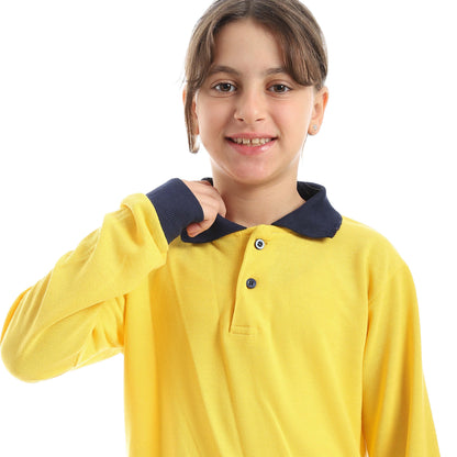 Red Circle Long sleeve polo t-shirt Kids