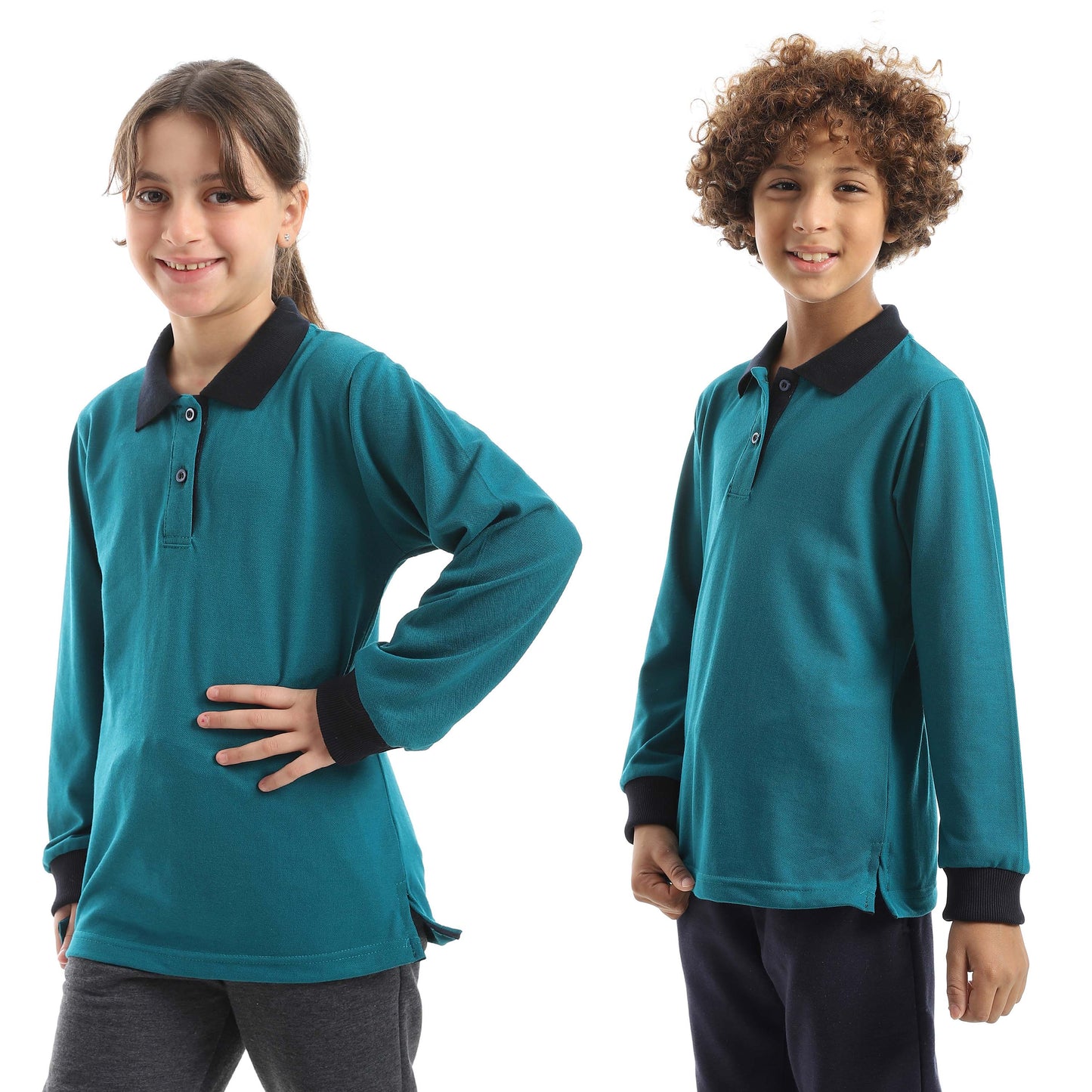 Red Circle Long sleeve polo t-shirt Kids