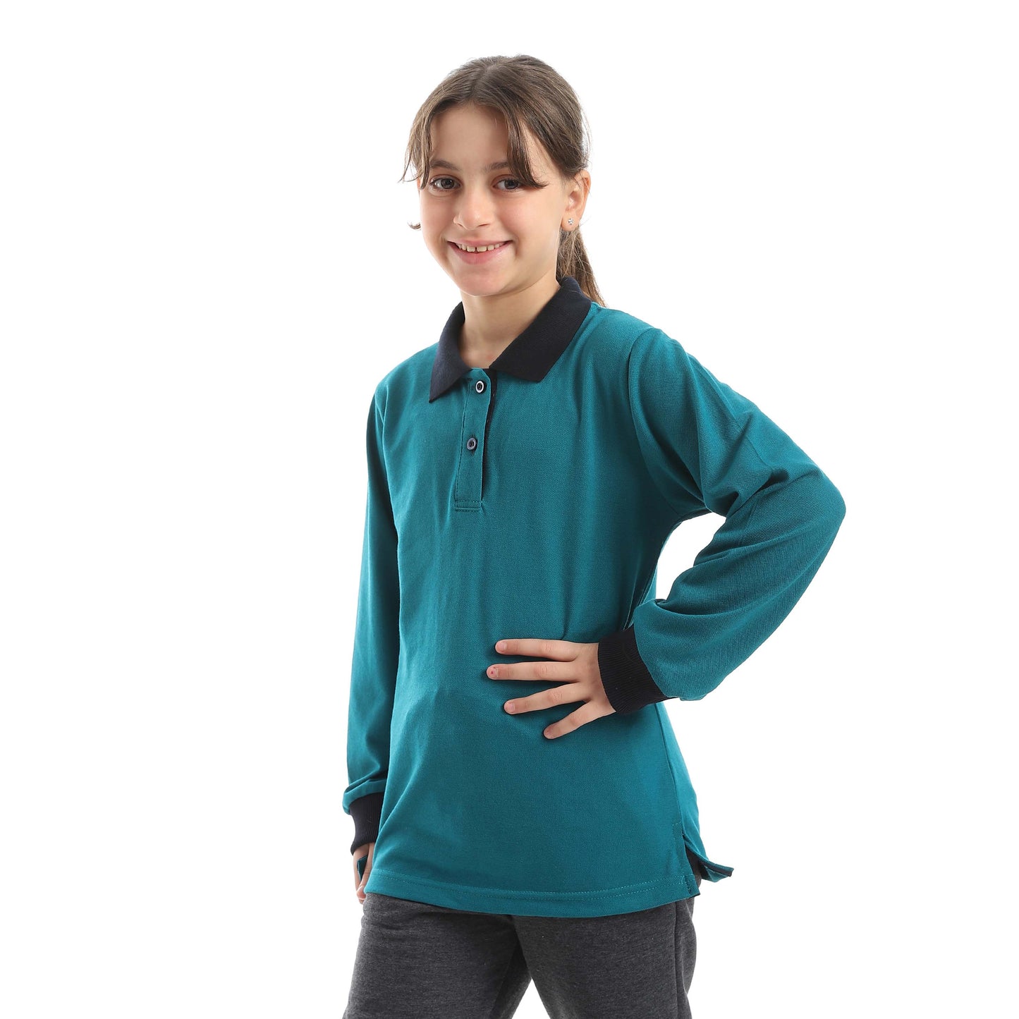 Red Circle Long sleeve polo t-shirt Kids