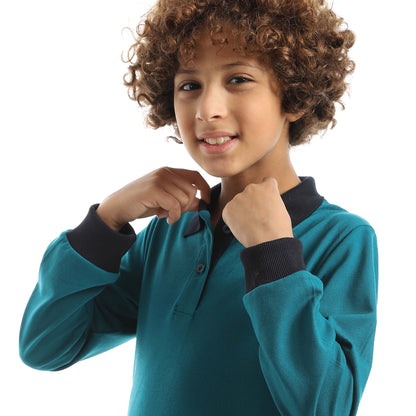 Red Circle Long sleeve polo t-shirt Kids