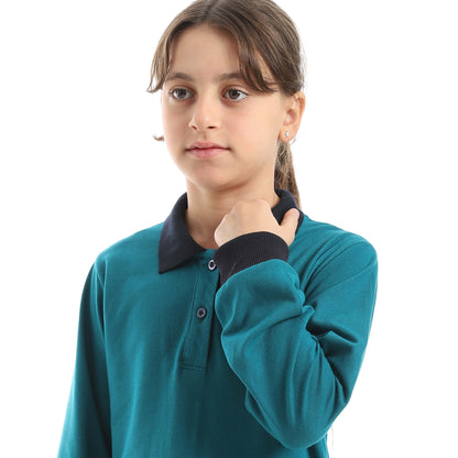 Red Circle Long sleeve polo t-shirt Kids