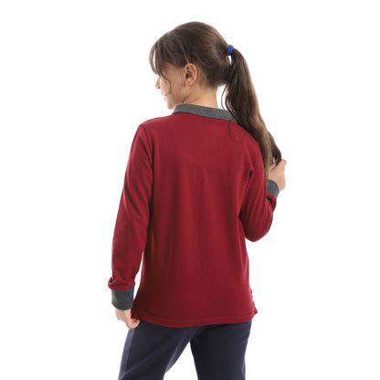 Red Circle Long sleeve polo t-shirt Kids