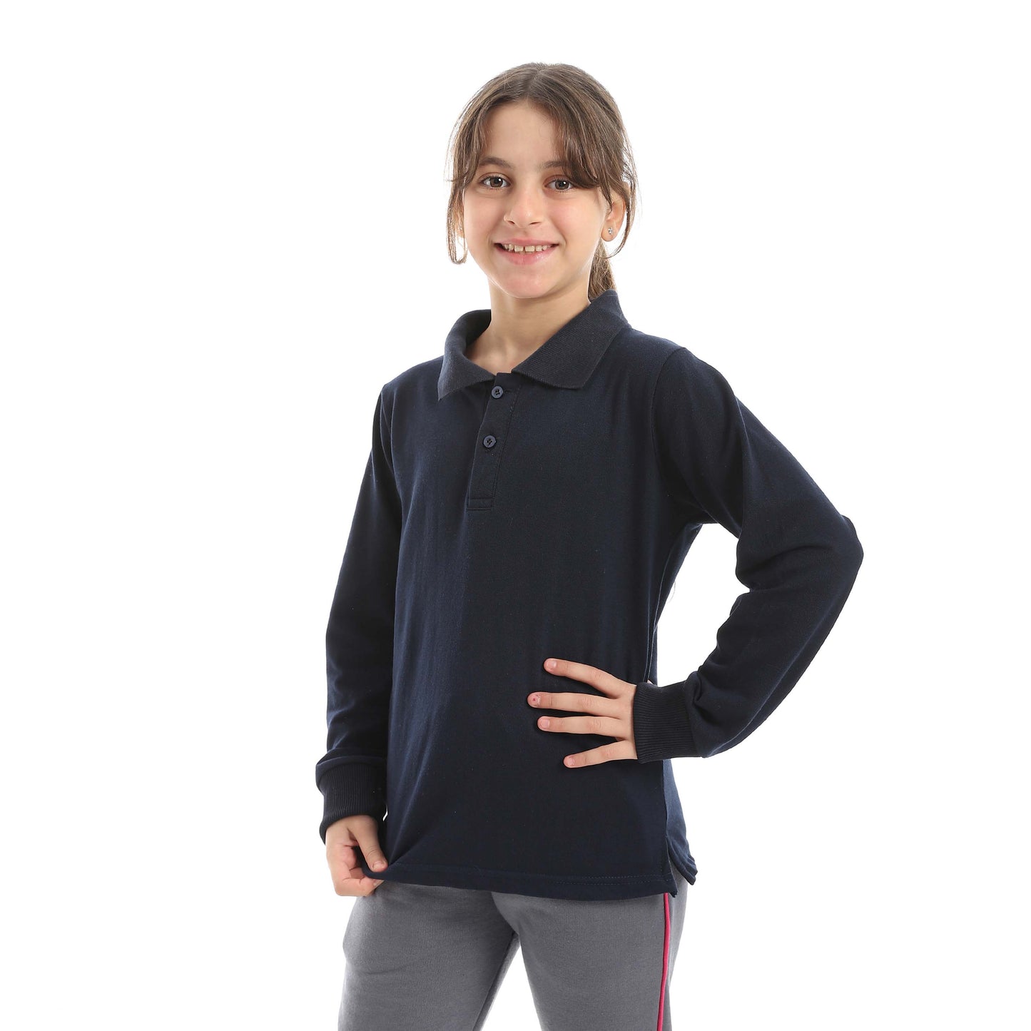 Red Circle Long sleeve polo t-shirt Kids