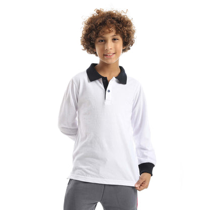 Red Circle Long sleeve polo t-shirt Kids
