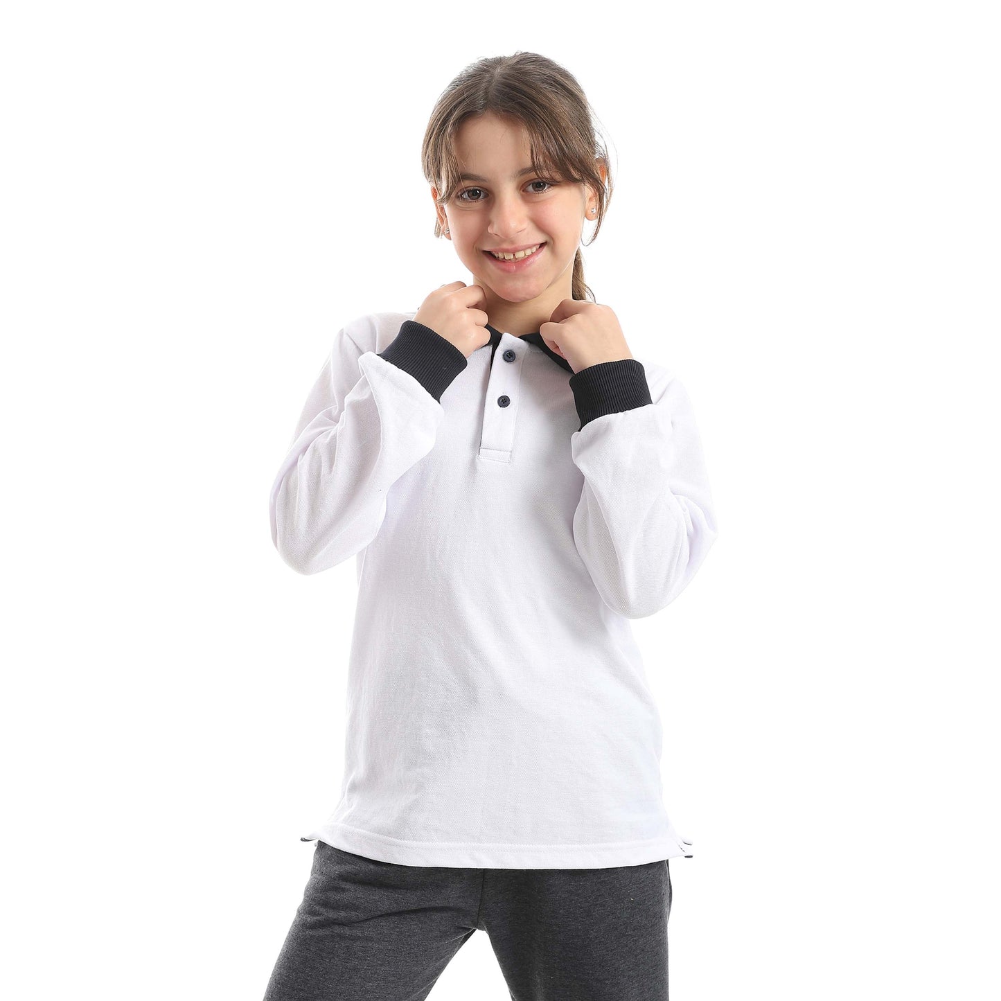 Red Circle Long sleeve polo t-shirt Kids