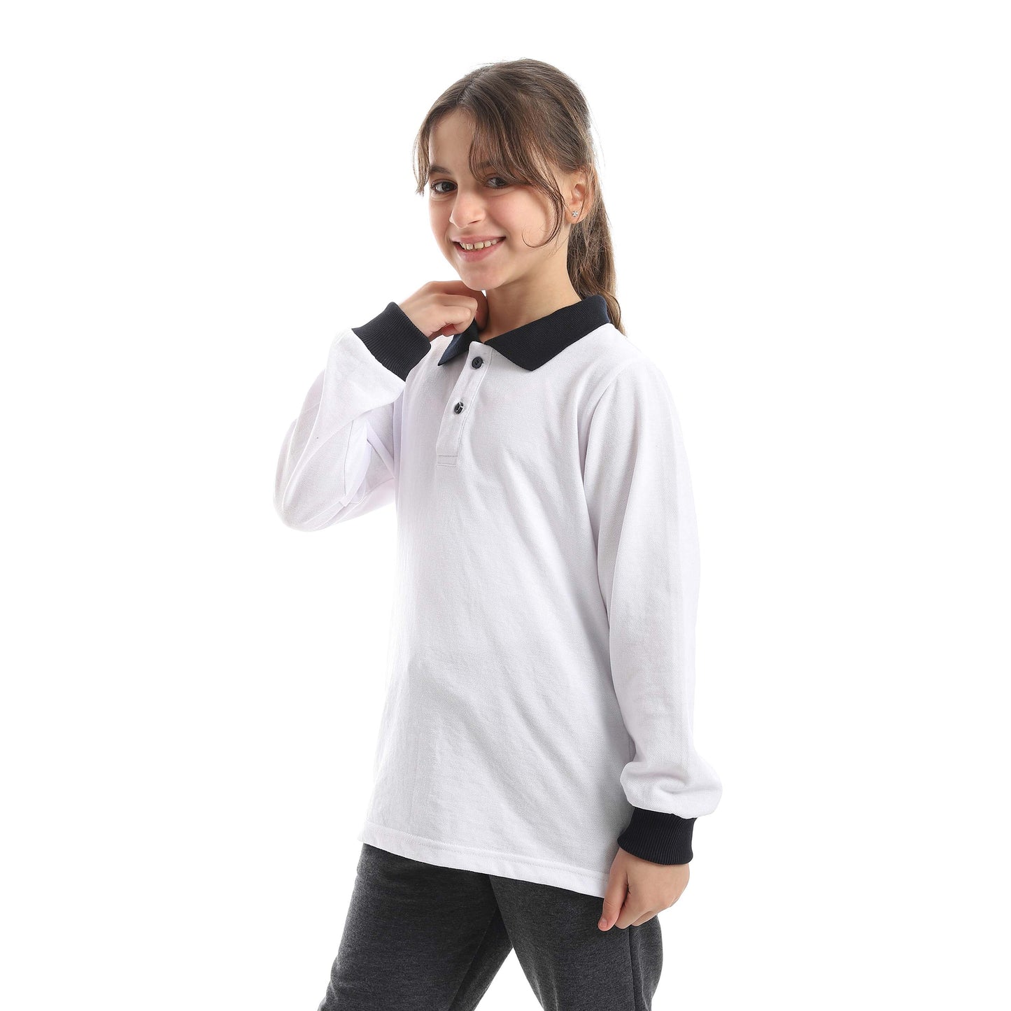 Red Circle Long sleeve polo t-shirt Kids