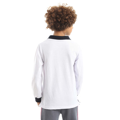 Red Circle Long sleeve polo t-shirt Kids