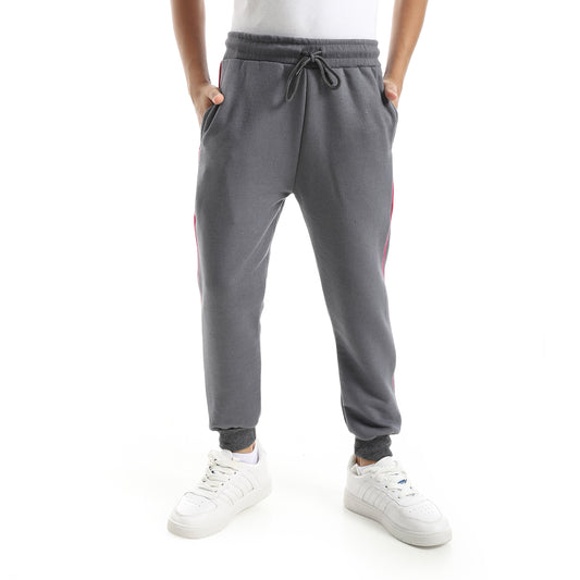 Bundle of 2 Elastic Waist with Drawstring Sweatpants