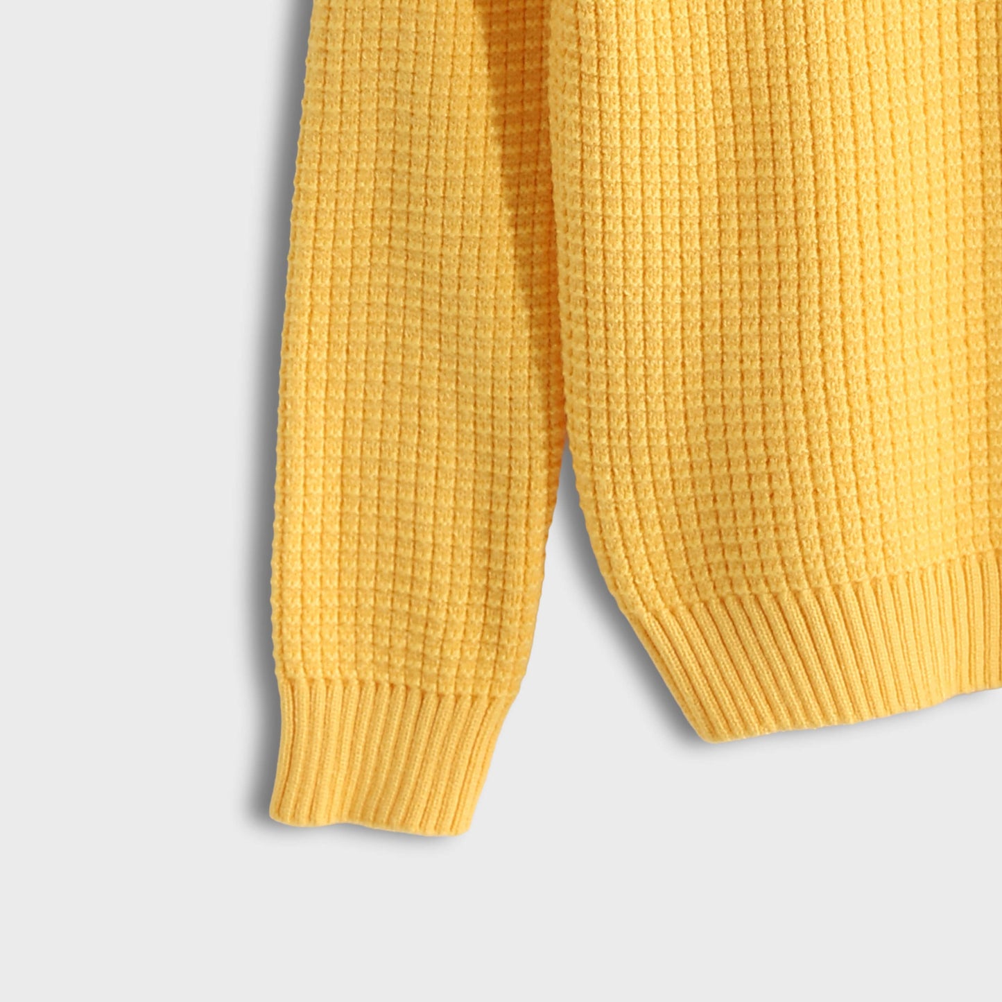 Bucklet Round Neck Plain Biscuit