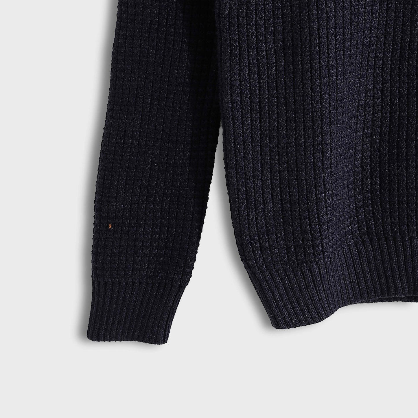 Bucklet Round Neck Plain Biscuit