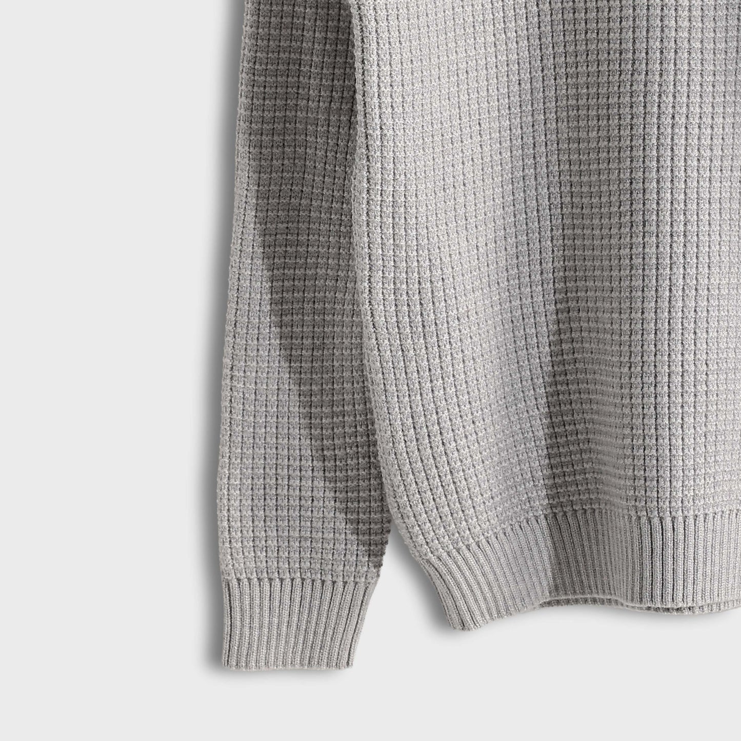 Bucklet Round Neck Plain Biscuit