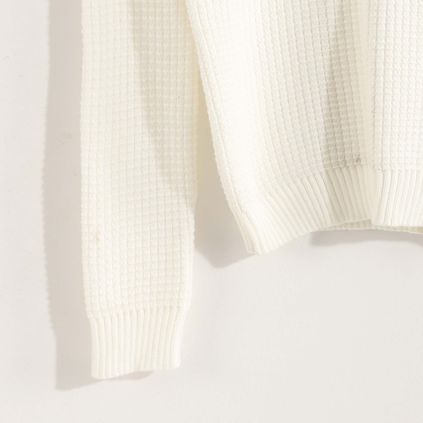 Bucklet Round Neck Plain Biscuit