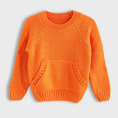 Bucklet Neck Round with Pocket