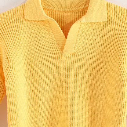 Knitted Set Tshirt + Pants