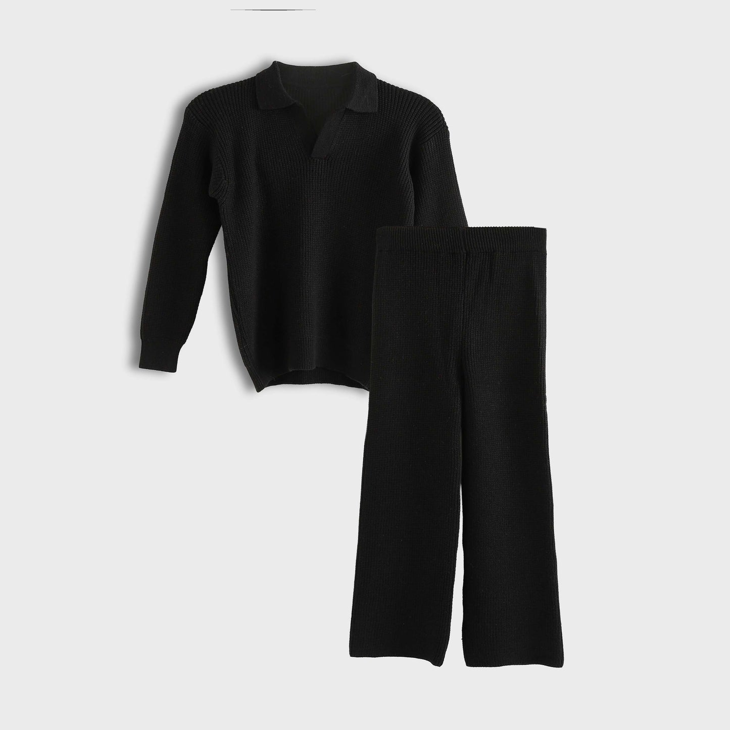 Knitted Set Tshirt + Pants