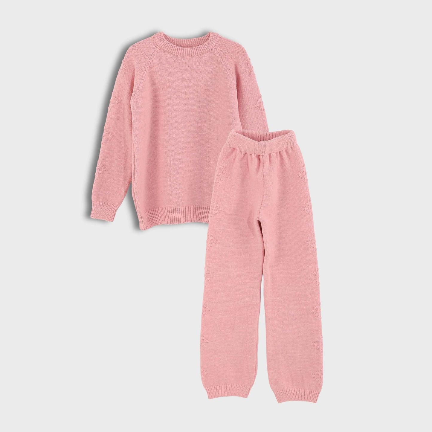 Suit Long Sleeve Round Neck