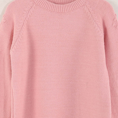 Suit Long Sleeve Round Neck