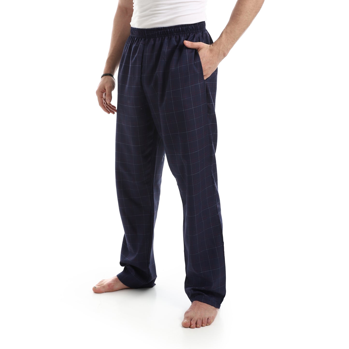 Checked Relaxed Fit Homewear Pants