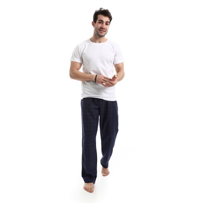 Checked Relaxed Fit Homewear Pants