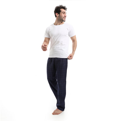 Checked Relaxed Fit Homewear Pants