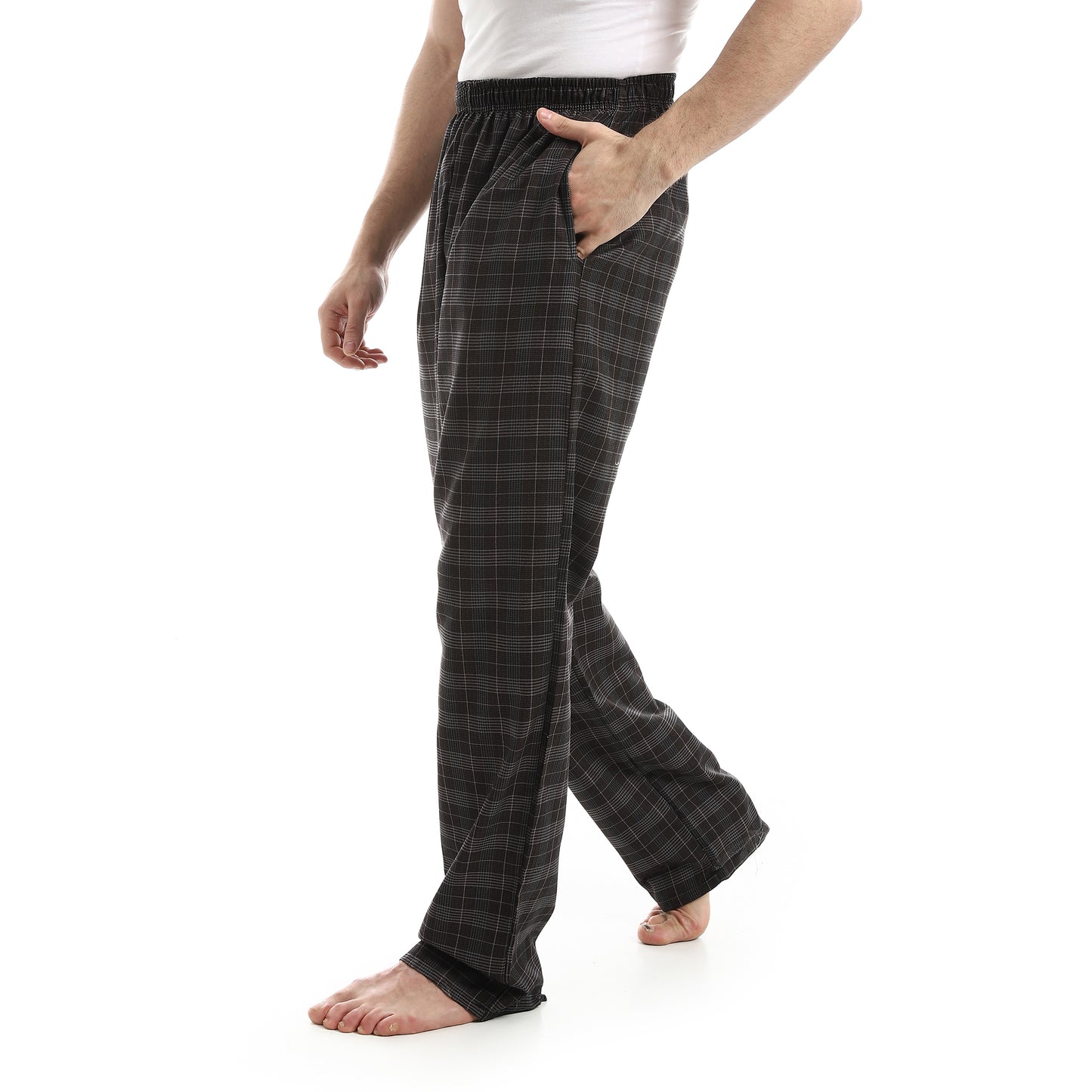 Checked Relaxed Fit Homewear Pants