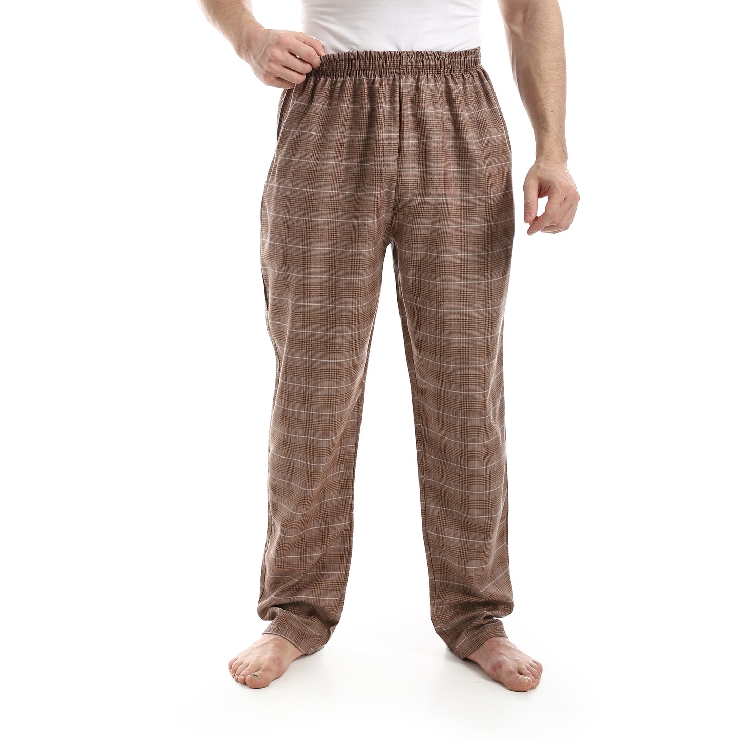 Checked Relaxed Fit Homewear Pants