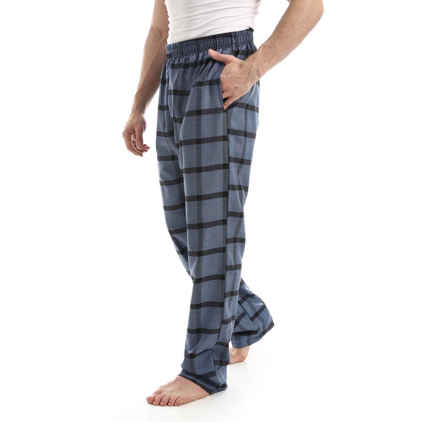 Checked Relaxed Fit Homewear Pants