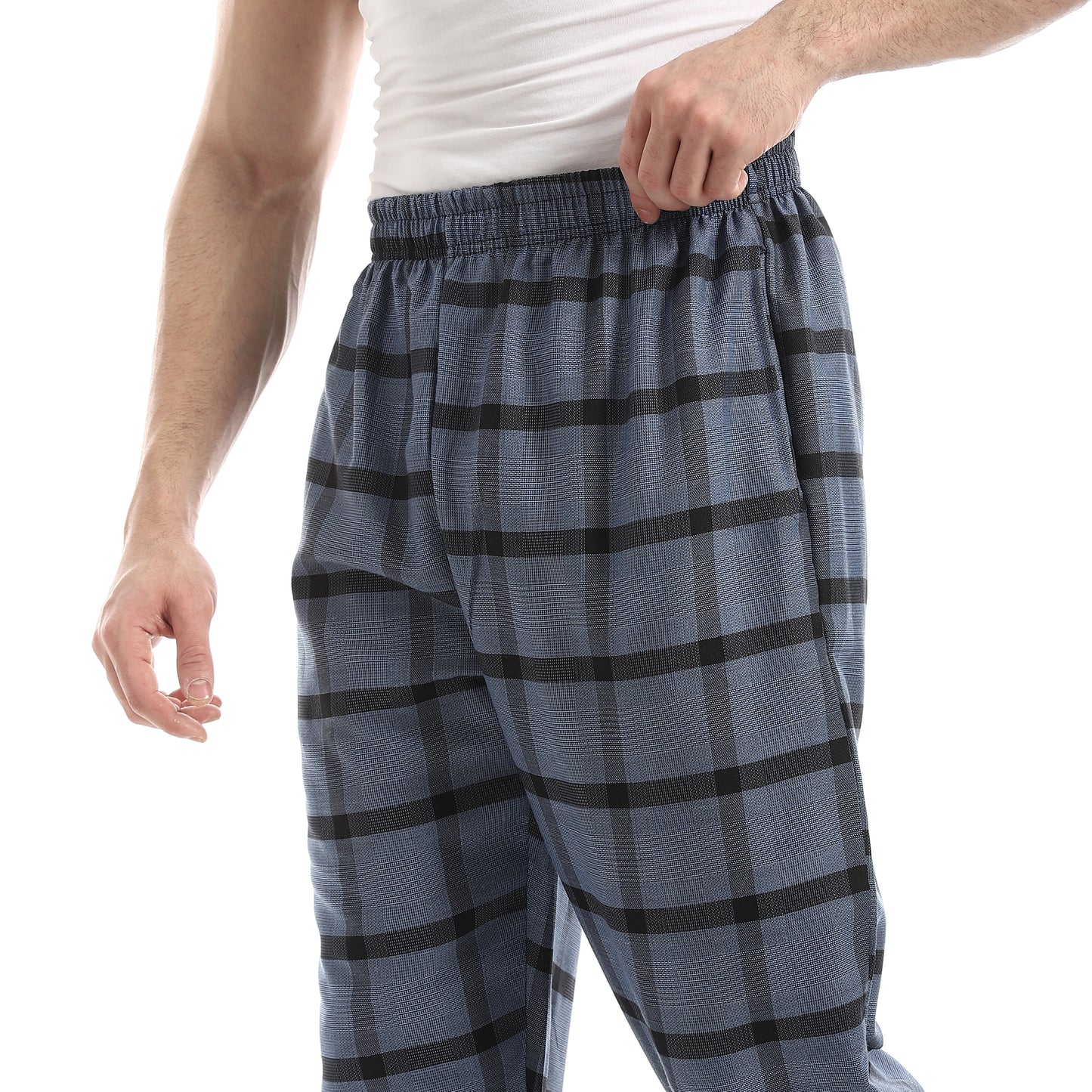 Checked Relaxed Fit Homewear Pants