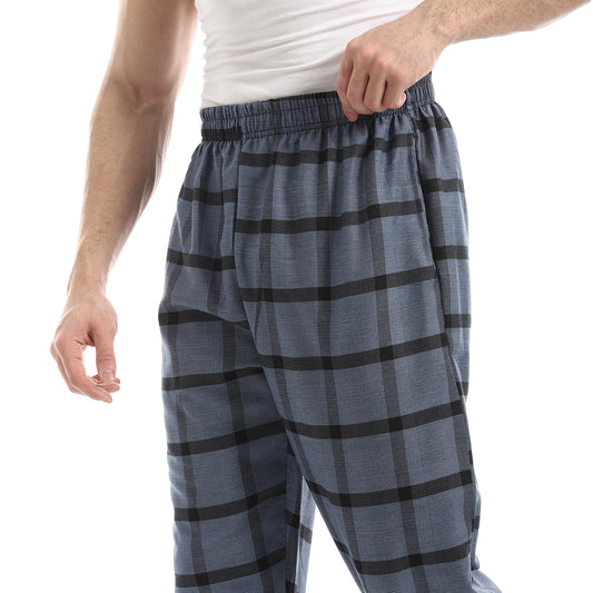 Checked Relaxed Fit Homewear Pants