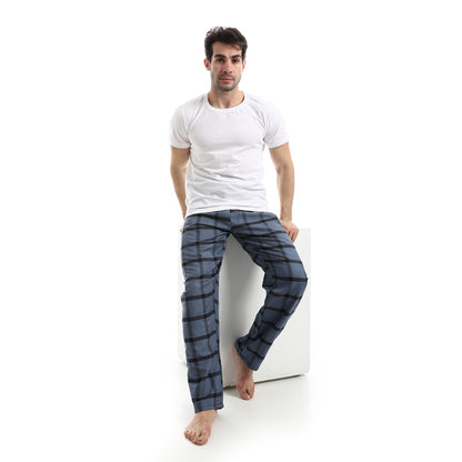 Checked Relaxed Fit Homewear Pants