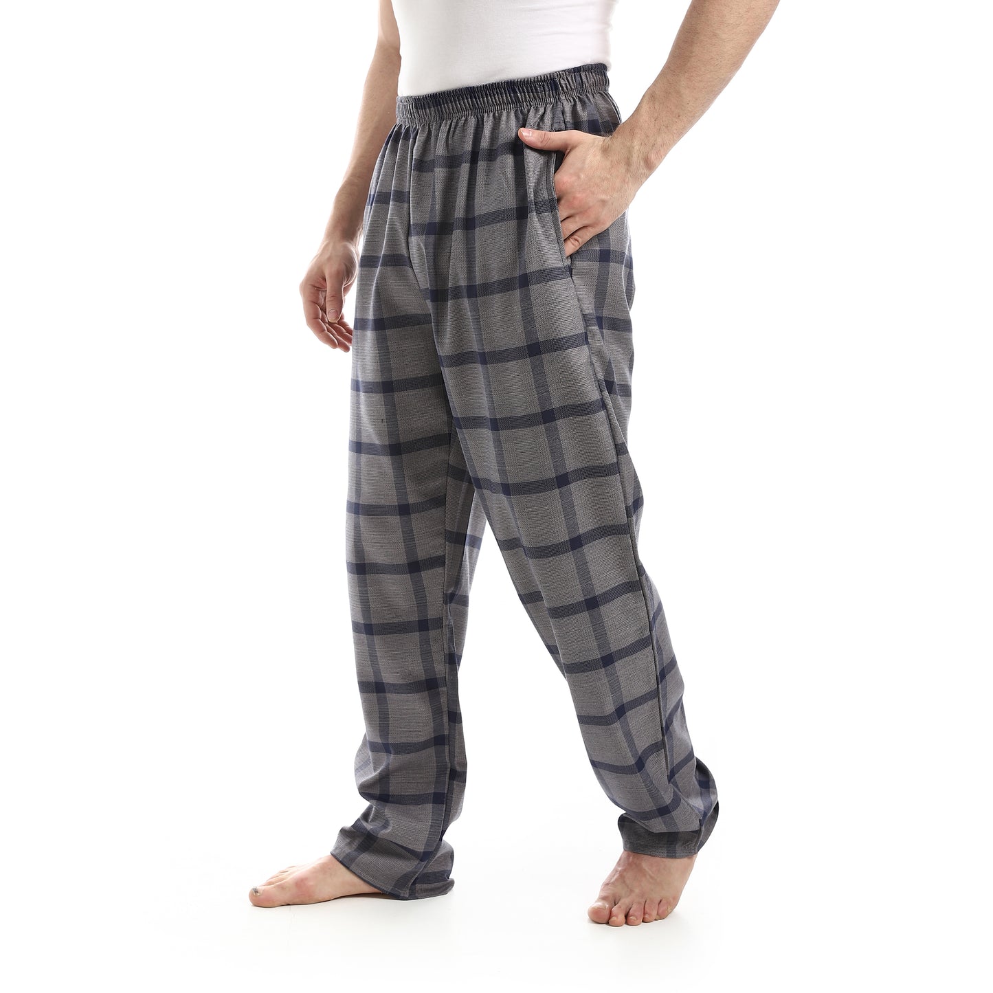 Checked Relaxed Fit Homewear Pants