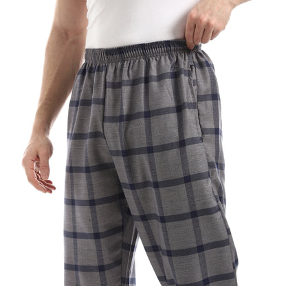 Checked Relaxed Fit Homewear Pants
