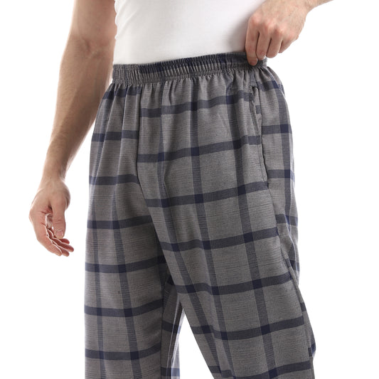 Checked Relaxed Fit Homewear Pants