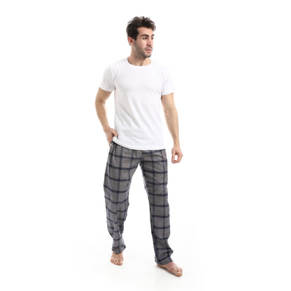Checked Relaxed Fit Homewear Pants
