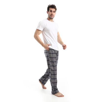 Checked Relaxed Fit Homewear Pants